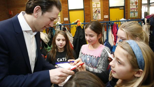 Bundeskanzler Kurz in der Volksschule Graz-Murfeld