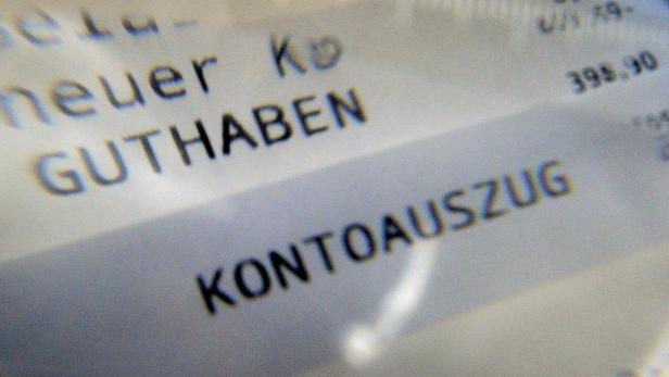 74,8 Euro kostet ein Girokonto in Österreich pro Jahr, ergibt eine Studie von Capgemini