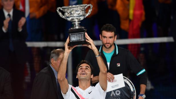 Roger Federer gewann in Melbourne zum bereits sechsten Mal.
