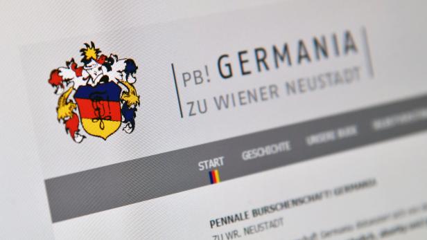 Die Webseite der Wiener Neustädter Burschenschaft Germania