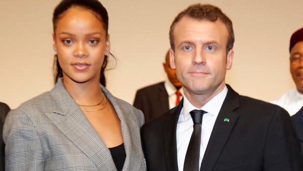 Rihanna und Macron