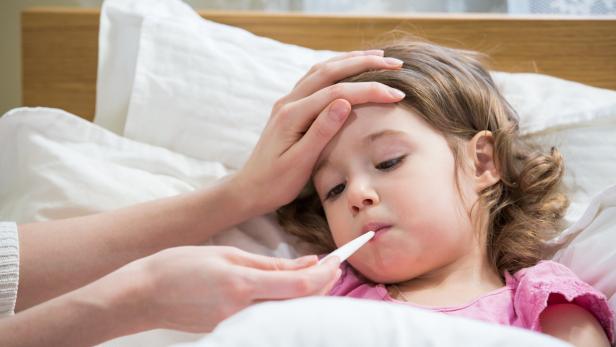 Das Influenza-B-Virus sorgt für viele Infektionen bei Kindern.
