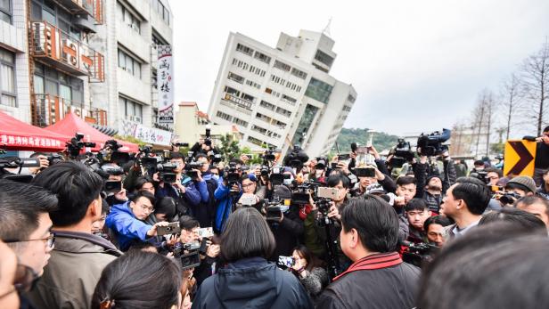 Präsidentin Tsai Ing-wen besuchte die Stadt Hualien