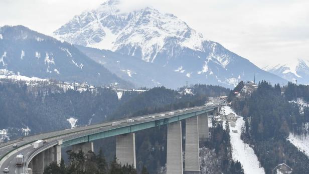 Die Europabrücke auf der Brennerautobahn (A13) wird ab dem Früjahr saniert