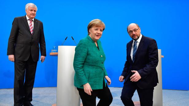 Seehofer, Merkel und Schulz haben einen Weg gefunden