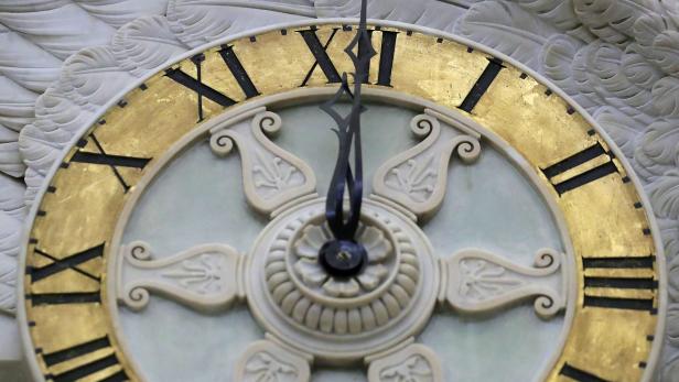 Uhr der National Statuary Hall im Kapitol