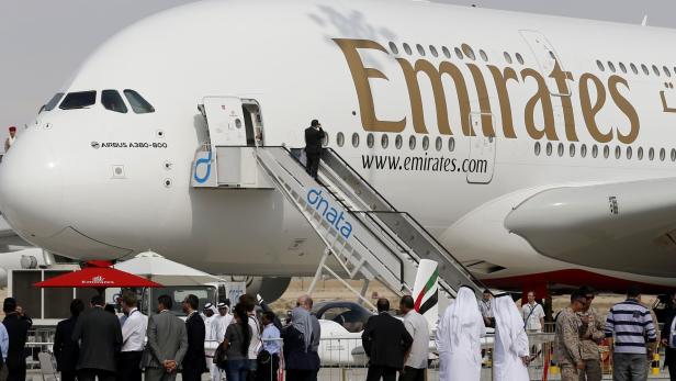 Emirates-Airbus A380 in Dubai