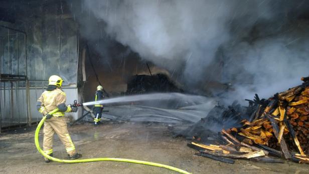 Brand-Tragödie in Obergänserndorf in der Marktgemeinde Harmannsdorf.