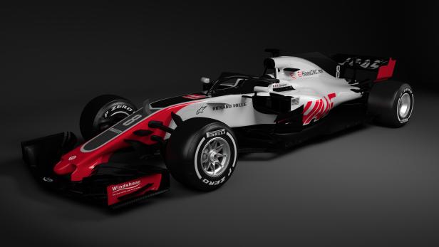 Der Haas F1 VF-18 für die neue Formel-1-Saison.