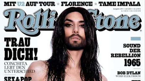 Conchita Wurst am neuen "Rolling-Stone"-Cover