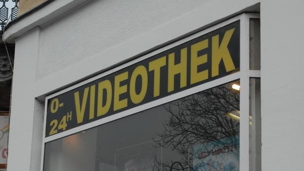 Eine Videothek in Bad Vöslau.