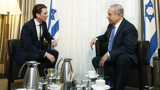 Sebastian Kurz und Benjamin Netanjahu.
