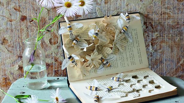 freizeitTIPPS: DIY - wenn wuselnde Bienen aus Büchern summen