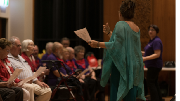 Singen mit Parkinson-Patienten