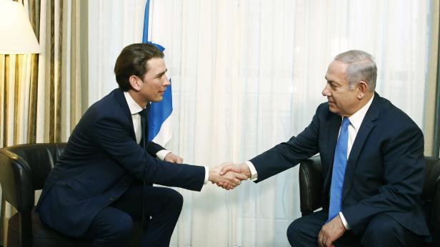 Freundliches Treffen in München: Kurz und Netanjahu