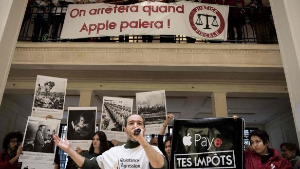 Proteste gegen Apple in Frankreich