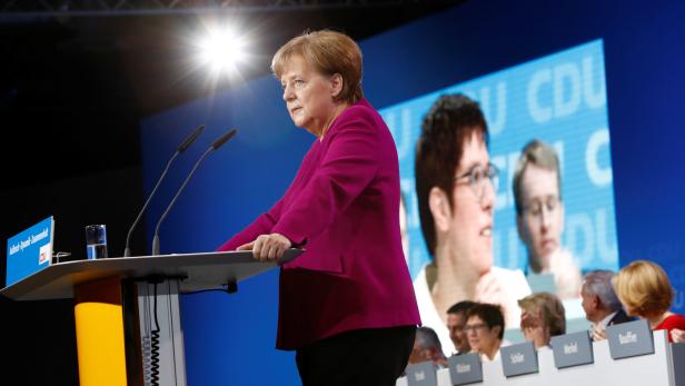 Angela Merkel beim Parteitag in Berlin.