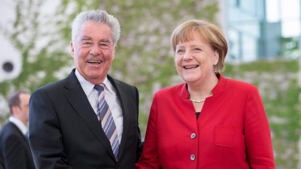 Heinz Fischer auf Besuch bei Angela Merkel
