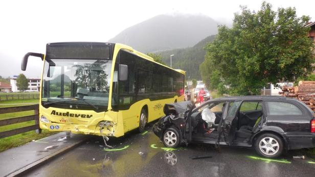 Die Unfallstelle in Imst in Tirol