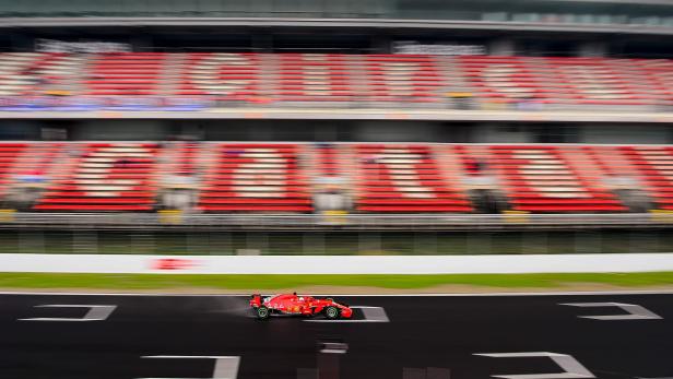 Sebastian Vettel drehte in Montmelo nur wenige Runden.