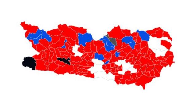Kärnten-Wahl 2018: Bezirks- und Gemeindeergebnisse