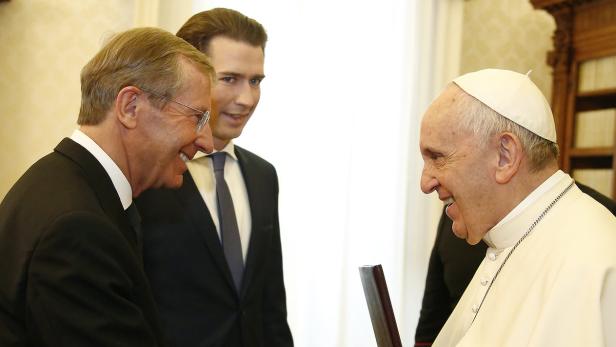 LH Wilfried Haslauer reiste mit Bundeskanzler Sebastian Kurz in den Vatikan