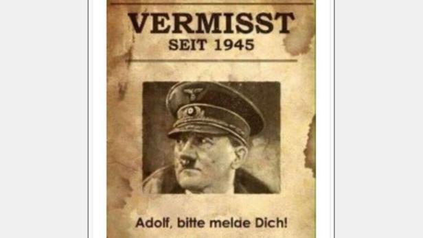 In einem der Bilder wird Adolf Hitler zurück gewünscht