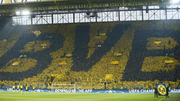Die Gelbe Wand: Dortmunds Fan-Block glänzt mit seinen Choreografien.