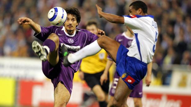 Ivica Vastic (li.) und die Austria schalteten 2005 im UEFA-Cup-Achtelfinale Saragossa aus.