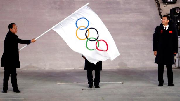 Die Olympische Flagge ist übergeben, bald ist der Winterzauber vorbei.