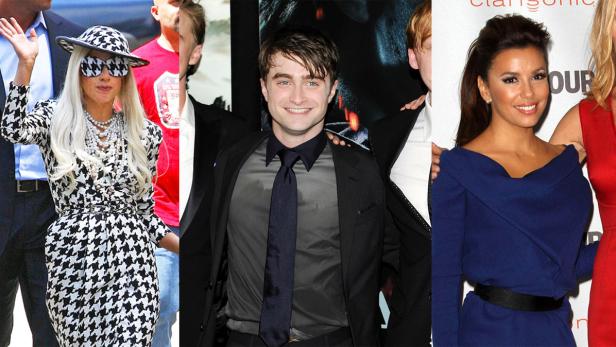Asdf Lady Gaga, Daniel Radcliffe oder Eva Longoria - über 1,60 Meter wollten sie nicht wachsen. Nicht selten nerven heute Fans mit "Sie sind ja viel kleiner als ich gedacht habe!". Den leidigen Satz haben schon genug Promis zu hören bekommen.