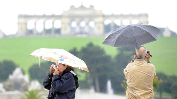 Wien wurde im August gestürmt - Schlechtwetter hin oder her.