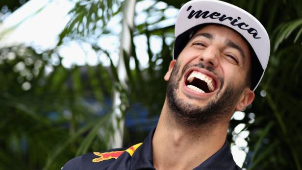 Ein Sonnenschein: Daniel Ricciardo ist nach Lewis Hamilton der Fanliebling in der Formel 1.