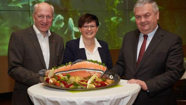 Fisch im Kongreßzentrum der AK:   In memoriam Hans Preinfalk