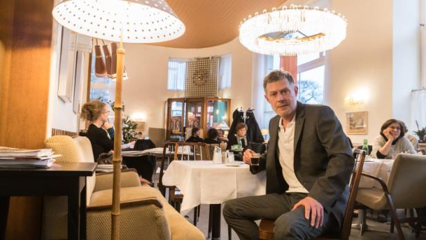 Andreas Lust im Café Prückel