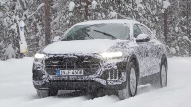 Neuer Audi Q8: Bilder vom Prototypen im Wintertest