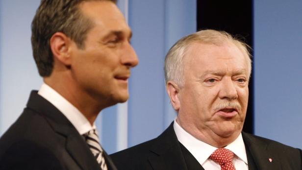 Heinz Christian Strache, Michael Häupl: FPÖ wird mehr, SPÖ weniger vom Wiener Wahlrecht profitieren