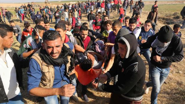 Vier Verletzte Palästinenser bei Protesten an Grenze zu Israel