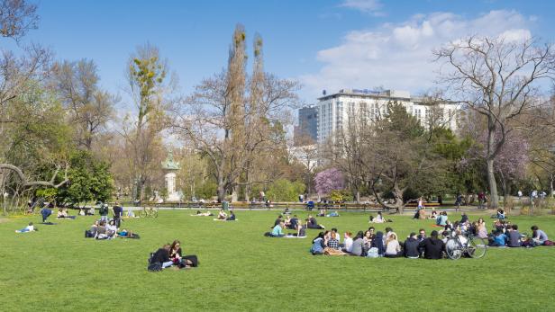 Wiener Stadtpark im Frühling Symbolbild