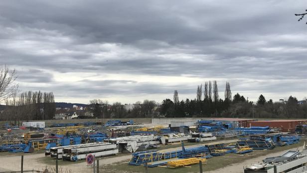 Abbau des Rinterzeltes in der Donaustadt hat begonnen