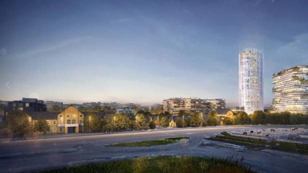 In Wien-Leopoldstadt werden 2 neue Hochhäuser gebaut