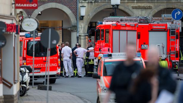 Todesfahrt in Münster: Waffen gefunden, Hintergrund unklar