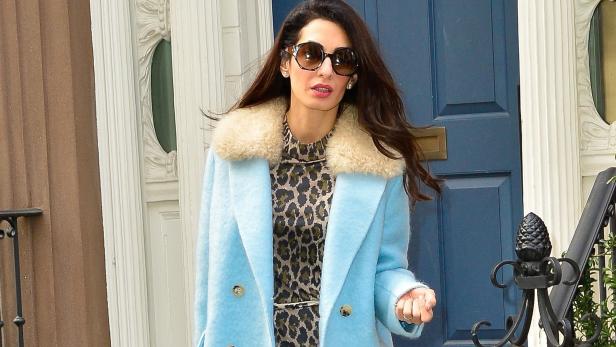Amal Clooney: Luxuriöse Frühlingsoutfits in New York