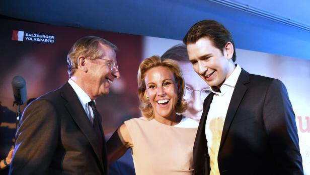 Standing Ovations für Haslauer bei Wahlparty 