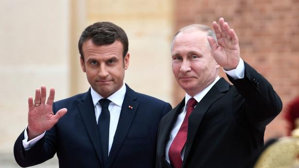 Macron: "Wenn man schwach ist, nutzt Putin das aus"