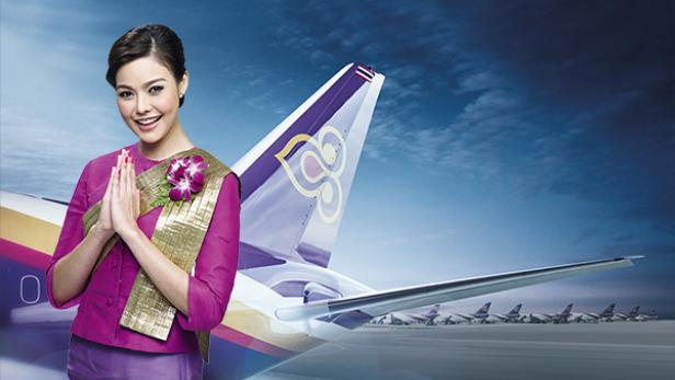 Willkommen an Board von Thai Airways!