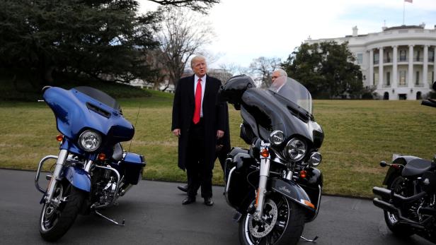 Auch Harley-Davidson-Motorräder sind von den Strafzöllen betroffen