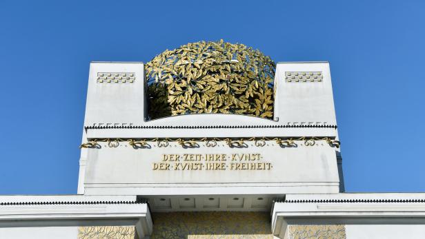 Kuppel-Blätter vom Dach der Wiener Secession gestohlen