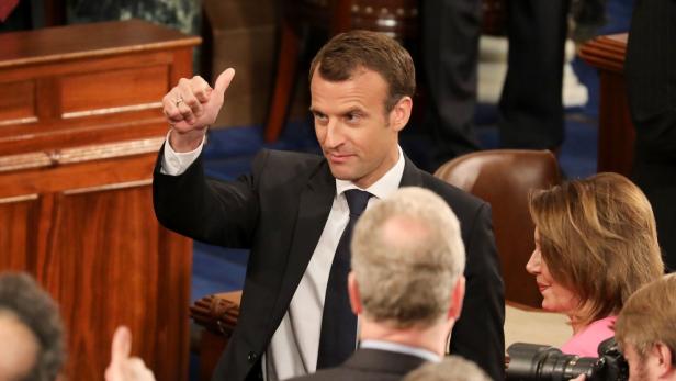 Macron formulierte im US-Kongress seine Vision von der Welt.
