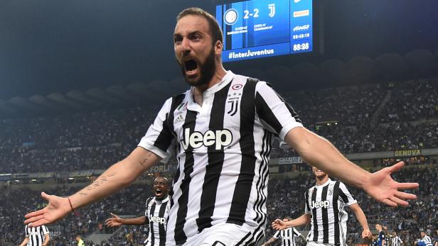 Der letzte Schrei: Gonzalo Higuaín traf in Minute 89 zum Sieg für Juventus